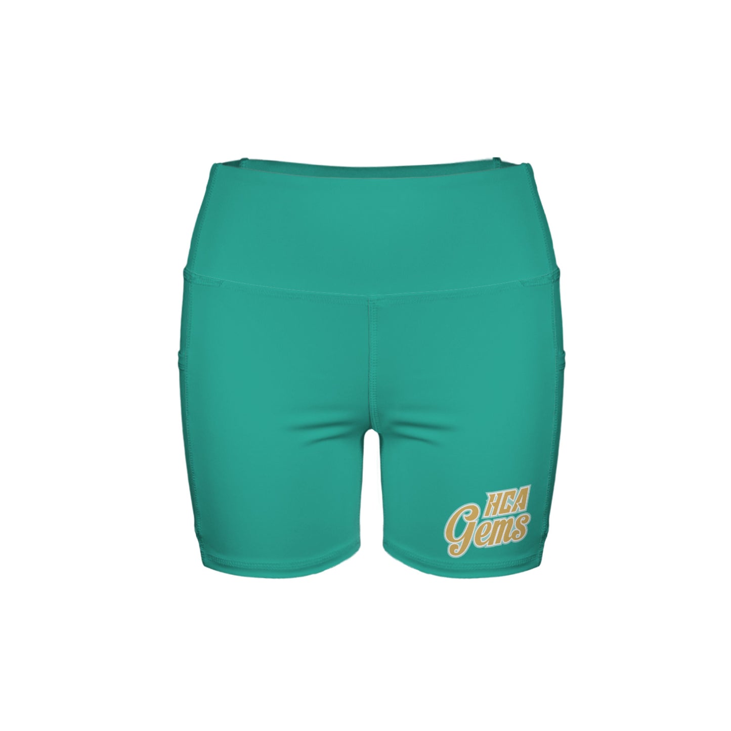 High Waist Deep Pockets Yoga Shorts