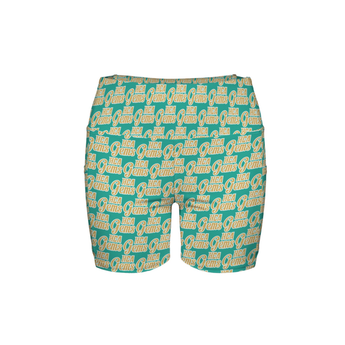 High Waist Deep Pockets Yoga Shorts