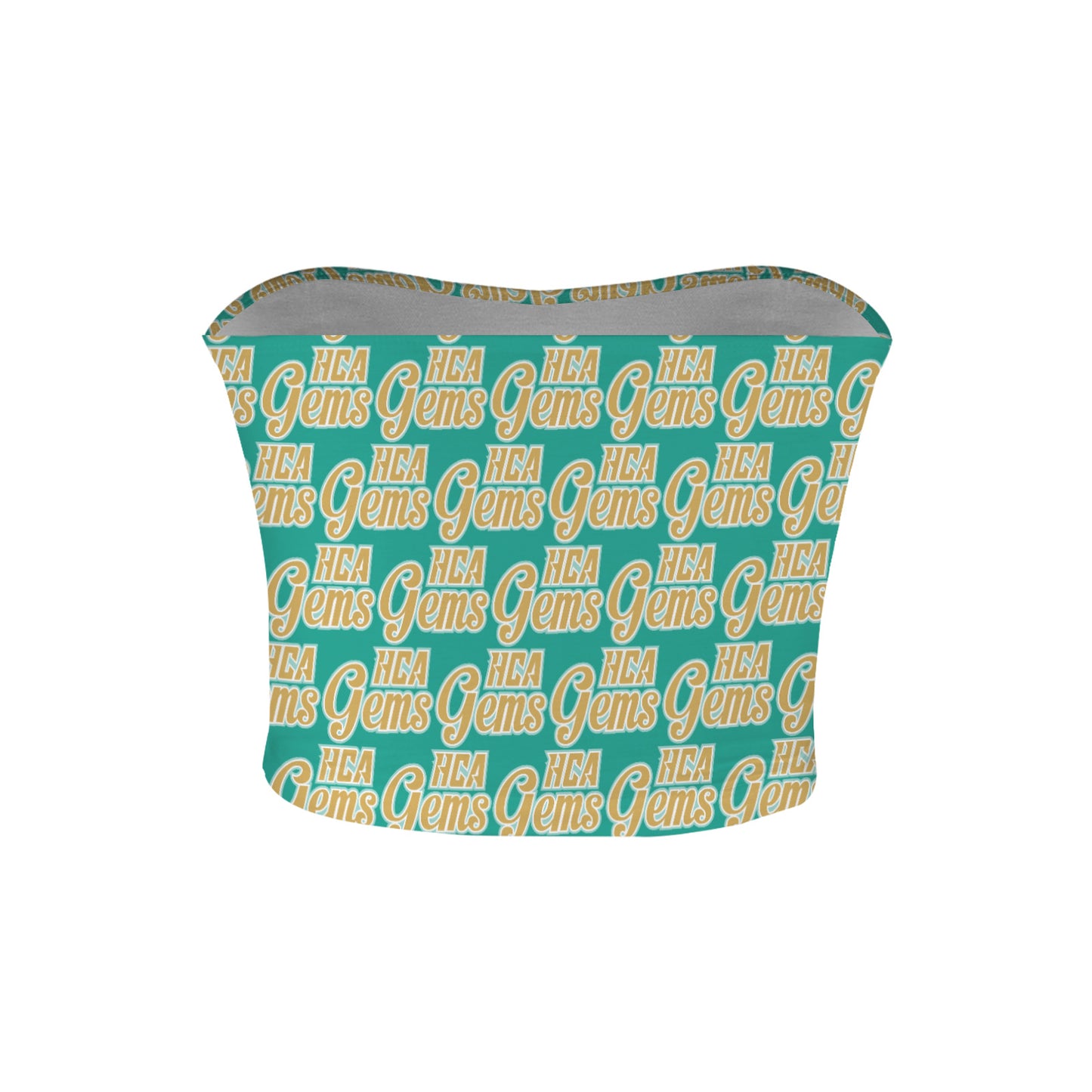 Backless Tube Crop Top