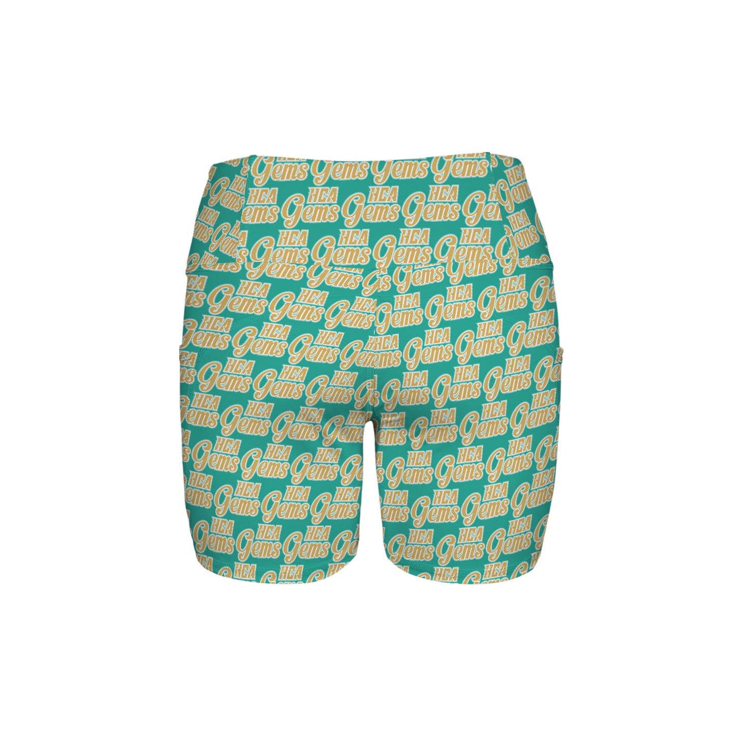 High Waist Deep Pockets Yoga Shorts