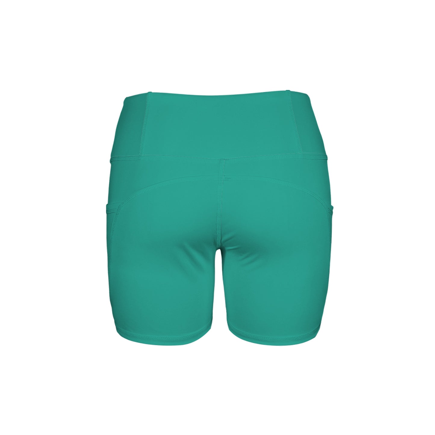 High Waist Deep Pockets Yoga Shorts